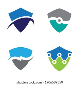 Shield logo images illustration design