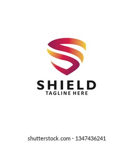 shield logo s letter