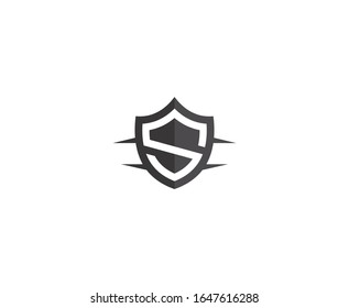 El vector de letra del logotipo Escudo 