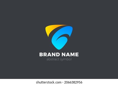 Shield Logo Security Guard Online Antivirus Protection Symbol Abstract design vector template.