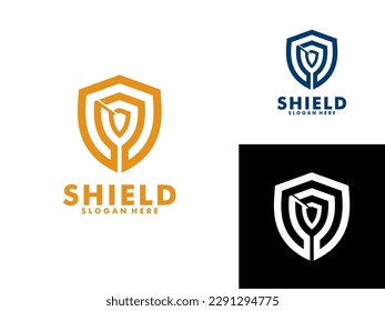 shield logo, Security Logo Protection Symbol Vector Logo Design