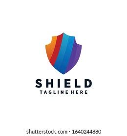 Shield Logo Simple and Templates full color Logo