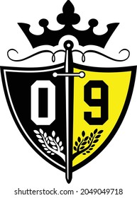 Shield logo as a symbol of strength