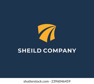 The shield logo symbolizes resilience, security and strength with a modern and elegant model