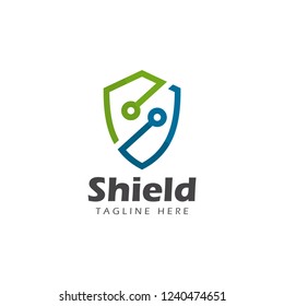 Shield logo template