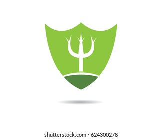Shield logo template