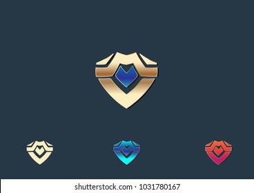 Shield Logo Template Design Vector