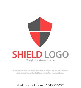 Shield Logo Template Design Vector Illustration Stock Vector (Royalty ...