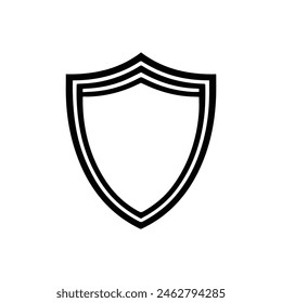 shield logo template, shield logo element, shield vector illustration