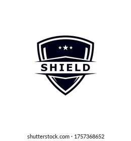 Shield logo template. Fit for gamer, e-sport, personal brand, etc