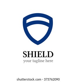Shield logo template. Shield icon. Abstract shield. Business logo template. Vector