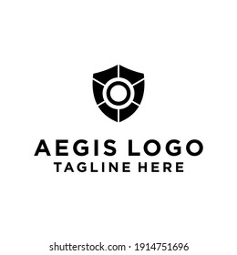 Shield Logo, shield logo template, shield icon, security,aegis and protection symbol