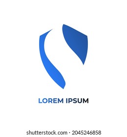 shield logo template ready for use, security and protector symbol