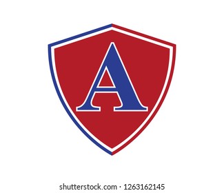 Shield logo template vector icon illustration design