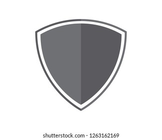 Shield logo template vector icon illustration design