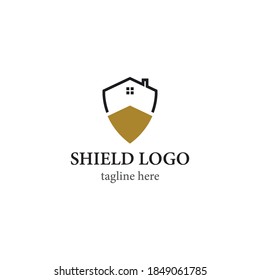 Shield logo template vector icon