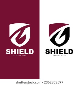 Shield Logo Vector Design Security Illustration Symbol Templet