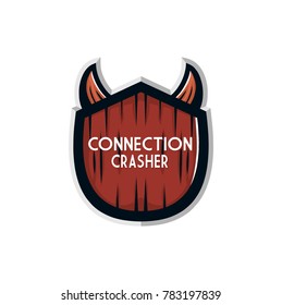 shield logo vector illustration