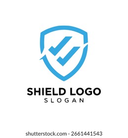 Projeto de ilustração do vetor de logotipo Shield