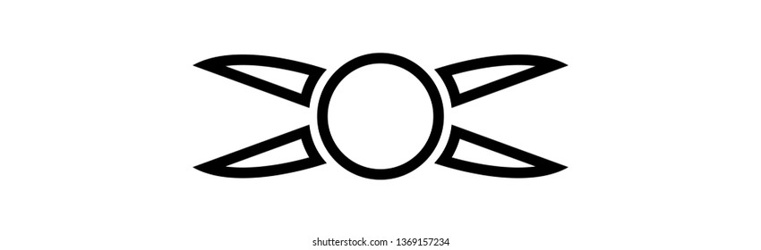 Shield logotype. Shield icon. Black and white emblem.