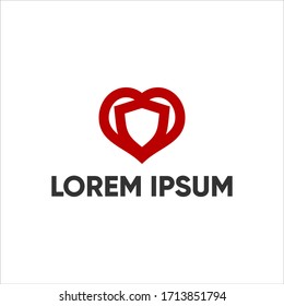 shield love logo - love security logo