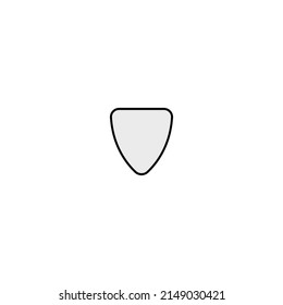 Escudo en medio de un fondo blanco