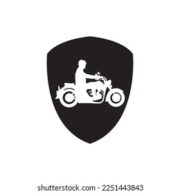 shield motorbike logo good for logo traveling or tour or logo motorbikeclub.