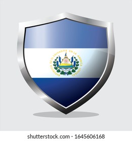 shield of the Nicaraguan country flag 