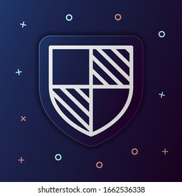 Shield nolan button icon. Simple thin line, outline vector of web icons for ui and ux, website or mobile application