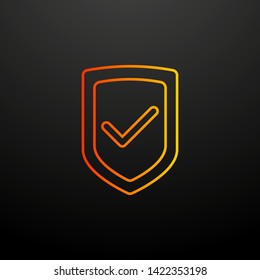 Shield nolan icon. Elements of global logistics set. Simple icon for websites, web design, mobile app, info graphics