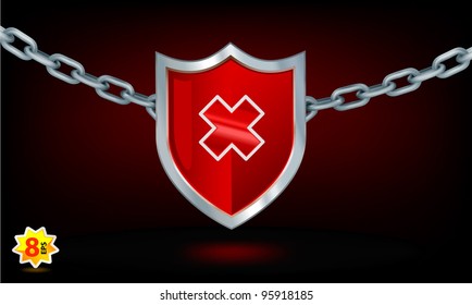 Shield on chains: protection concept