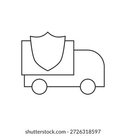 Blindaje en camión para el transporte seguro y protegido de mercancías.