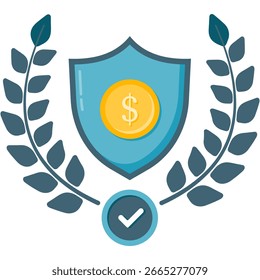 escudo de pagamento on-line, ilustração de segurança de pagamento