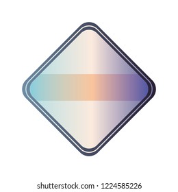 shield ornament on white background