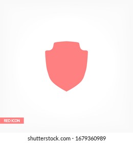 shield outline icon isolated on a beautiful background. shield symbol for website design, mobile app, logo, user interface. Editable stroke. Vector shield illustrator. EPS 10 shield