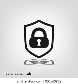 shield padlock