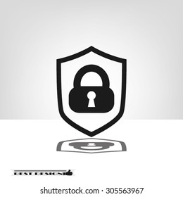 shield padlock