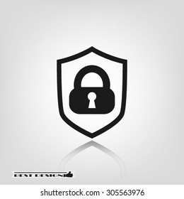 shield padlock
