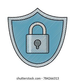 shield with padlock icon
