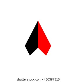 shield paper airplan logo vector