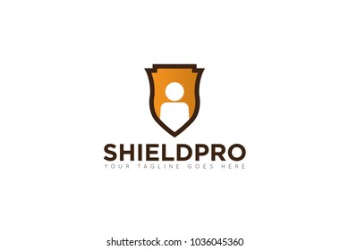 shield people logo and shield icon Vector design Template. Vector Illustrator Eps.10