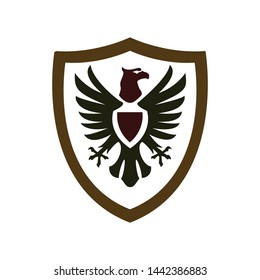 Shield Phoenix Logo Heraldic Logo
