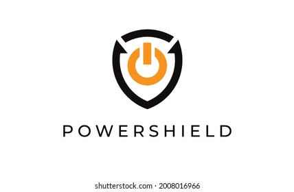 Shield Power switch design logo inspiration