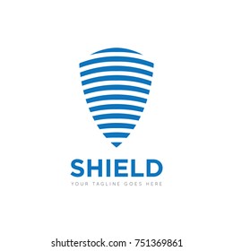 Shield pro logo design template