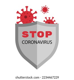 Proteger contra el virus de la corona. Concepto. 