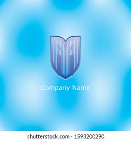 Shield protected icon design vector