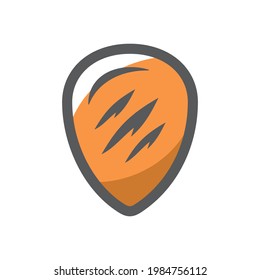 Icono del vector blindaje de protección de escudo Ilustración de dibujos animados