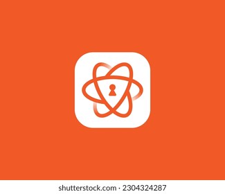 Shield protection data technology logo