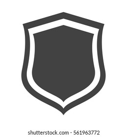 shield protection heraldic insignia security vector illustration eps 10