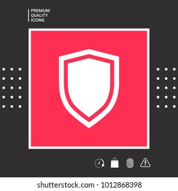 Shield, protection icon